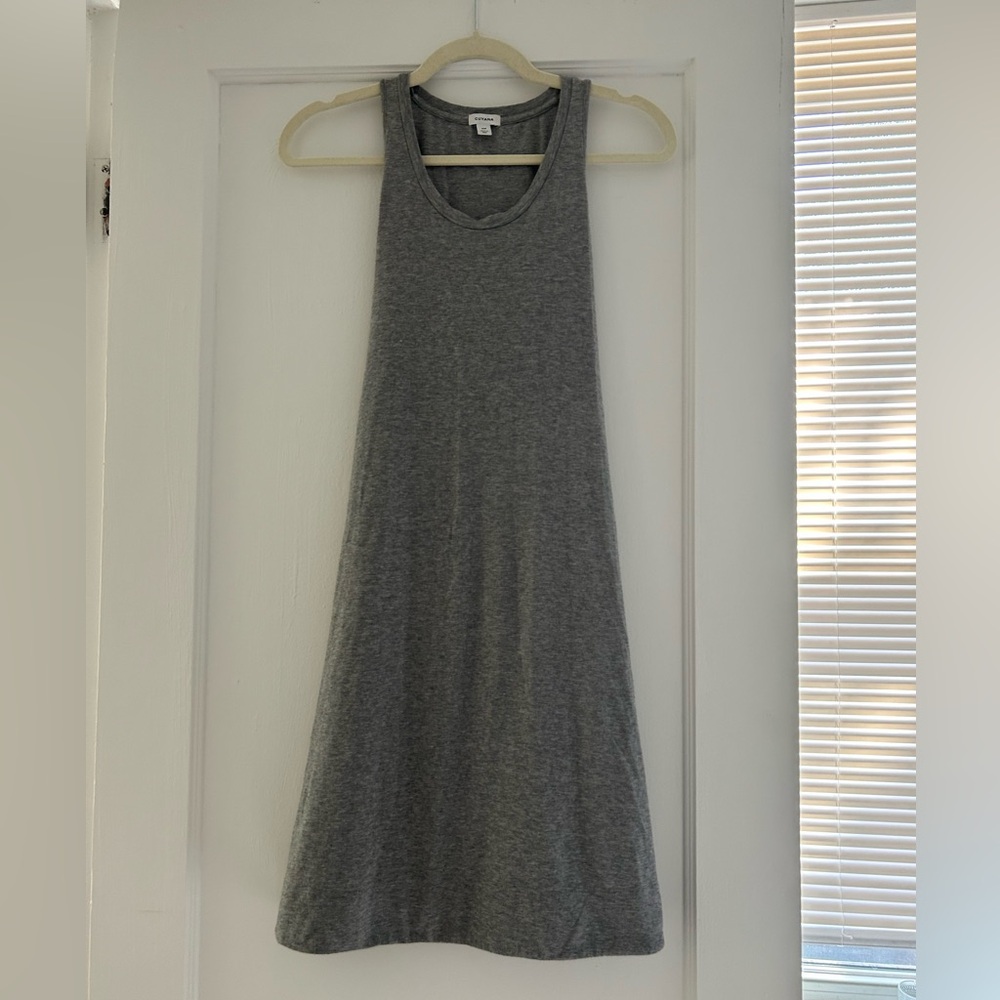 Cuyana twisted back dress in GRAY szSmall